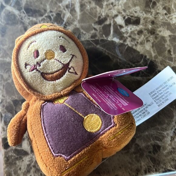 Disney Just Play Cogsworth Clock Plush Stuffed Toy Beauty and the Beast Small 5" - Picture 5 of 5